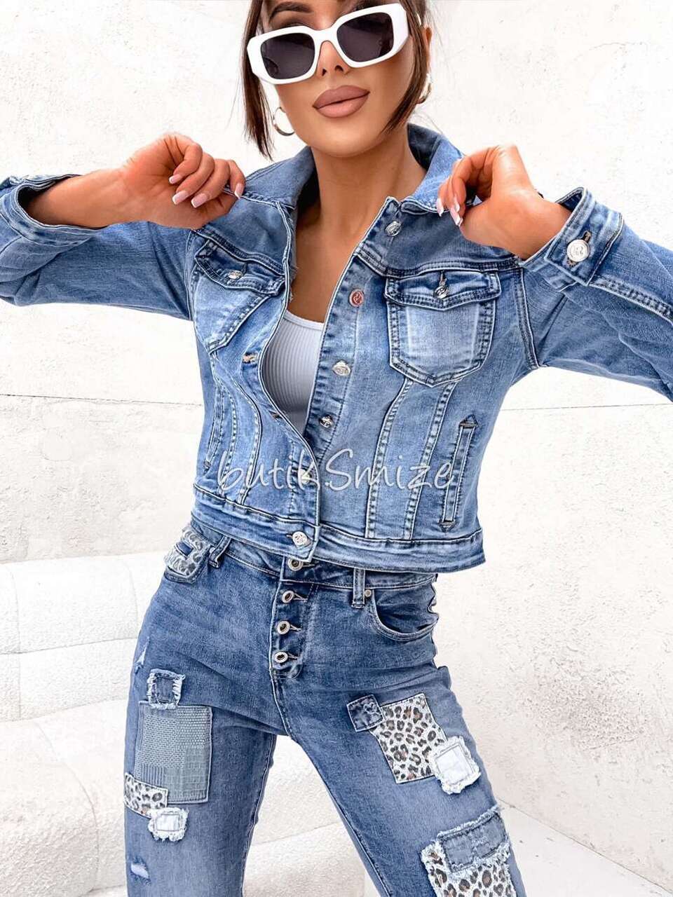 Kurtka jeansowa damska RE-DRESS
