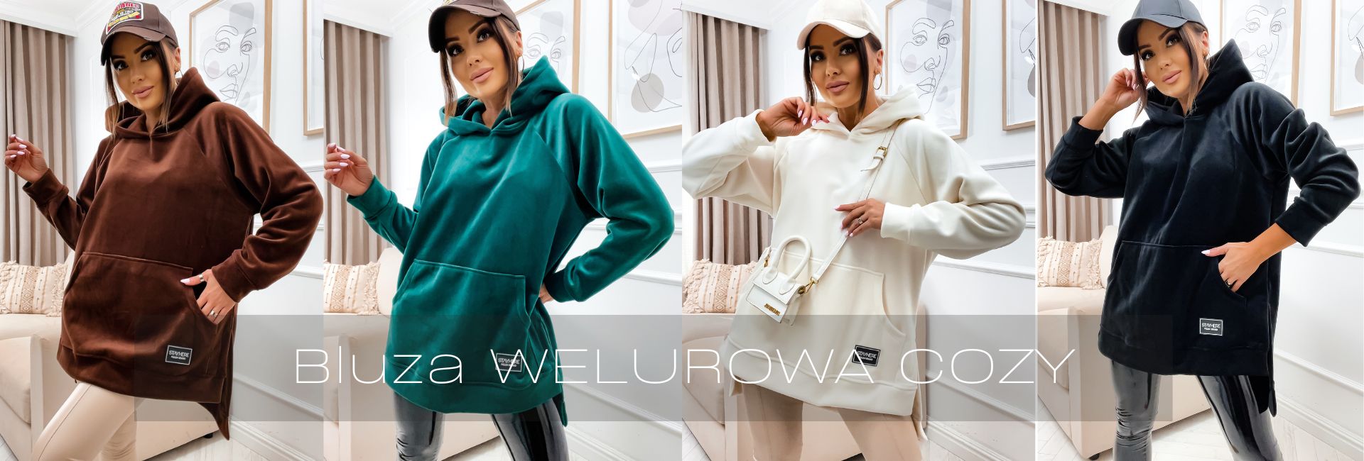 Bluza welurowa COZY