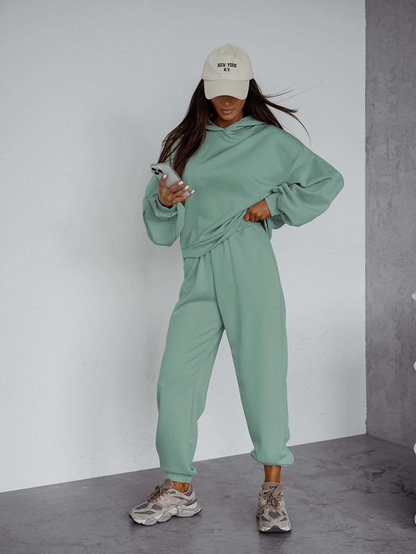 Komplet dresowy "Masełko" szałwia