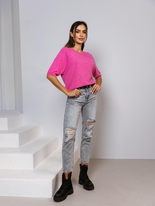 Sweter damski z dodatkiem kaszmiru EMMA Madame Sue