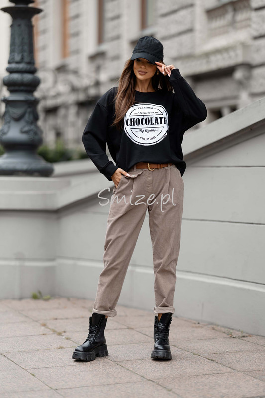 Bluza CHOCOLATE czarna
