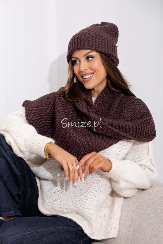 Komplet Czapka z szalikiem ZUZU