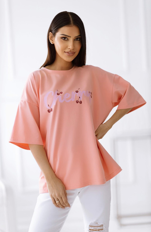 T-shirt oversize CHERRY Madame Sue