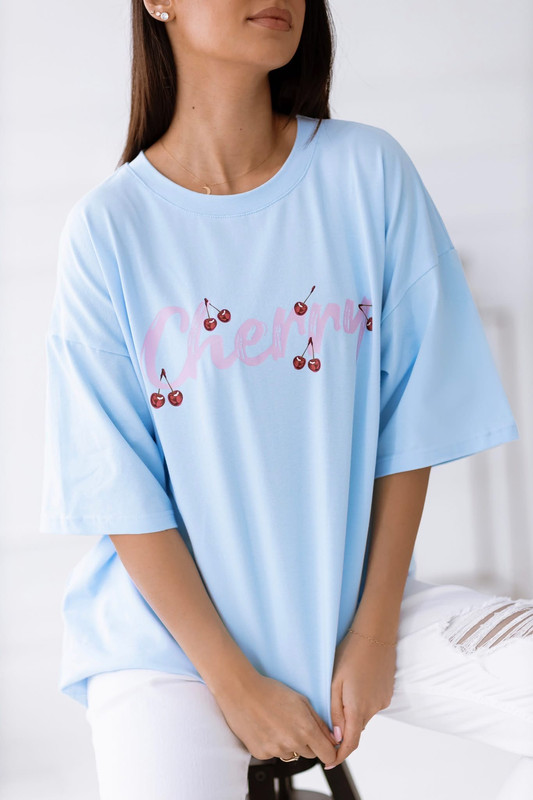 T-shirt oversize CHERRY Madame Sue