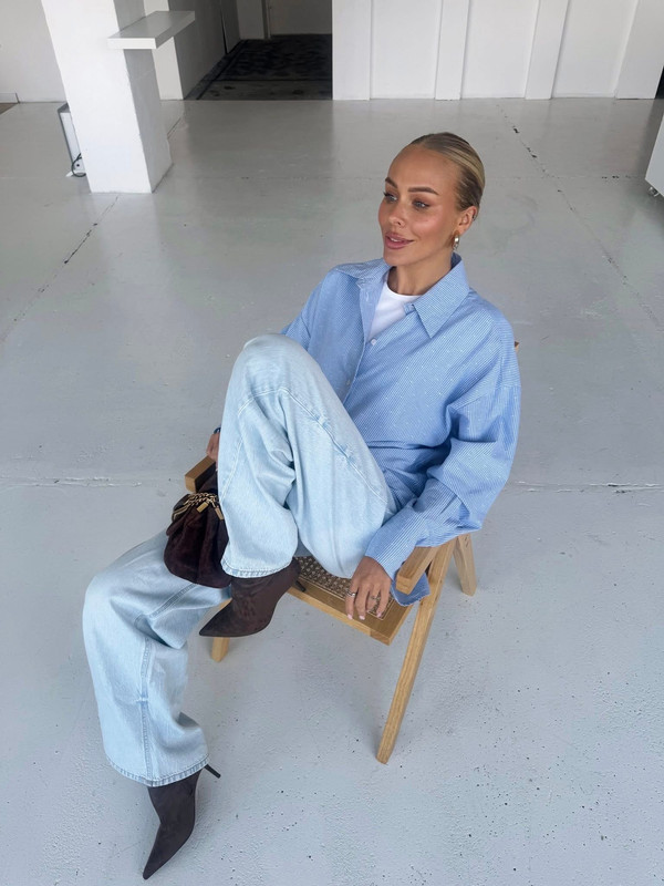 Bawełniana koszula BLUE HEAVEN Simplicity