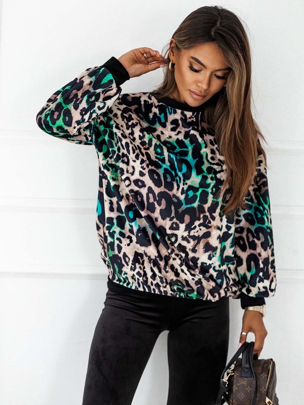 Welurowa bluza PANTHER