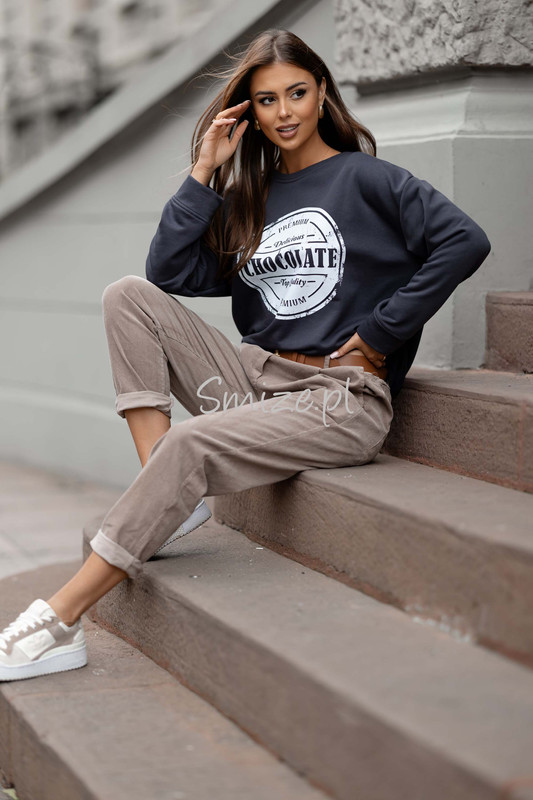 Bluza CHOCOLATE grafitowa