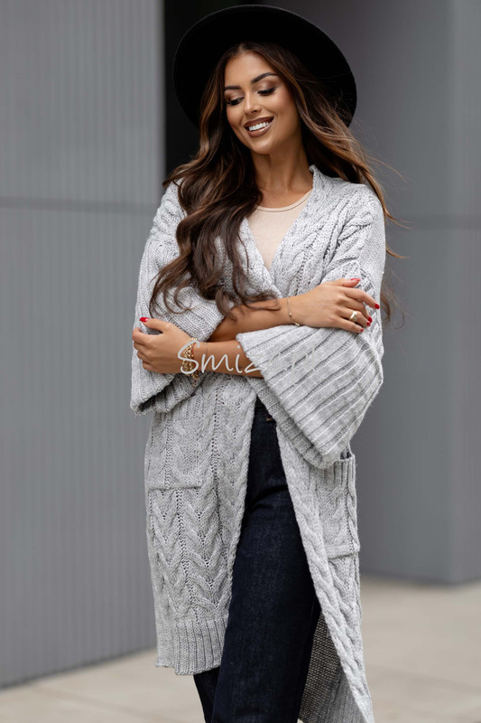 Kardigan Sweter płaszczowy LAS VEGAS