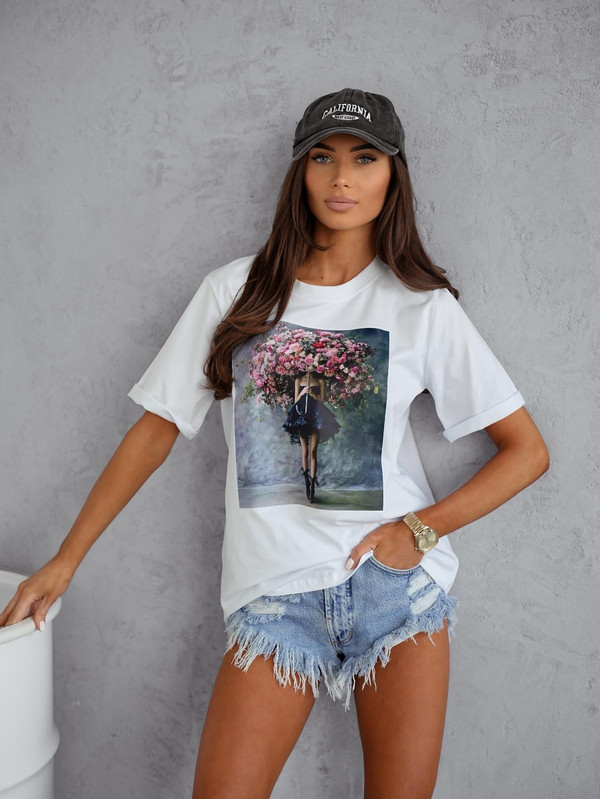 T-shirt Flower Umbrella BOCCA