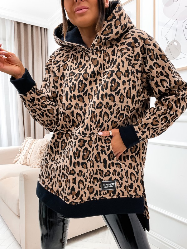 Bluza oversize COZY STAY HERE