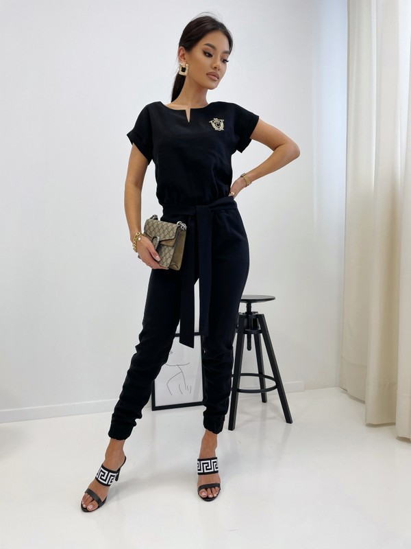 Kombinezon Agnes czarny