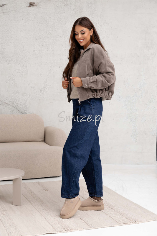 Szerokie spodnie damskie Balloon Fit Jeans