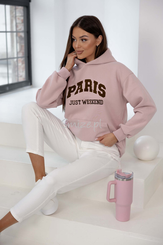 Bluza z kapturem PARIS Just weekend