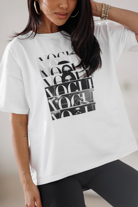 T-shirt z aplikacją VOGUE Madame Sue