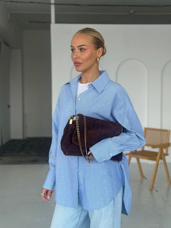 Bawełniana koszula BLUE HEAVEN Simplicity