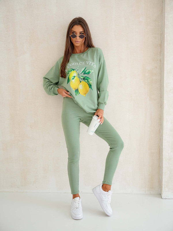 Bluza oversize LA DOLCE VITA - "CYTRYNKI"
