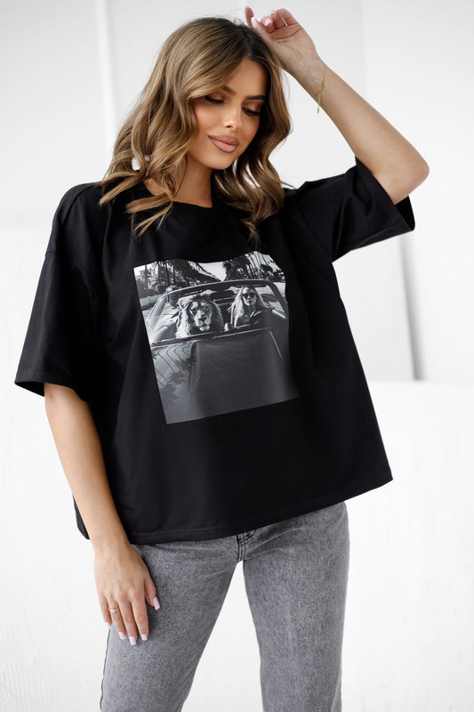 T-shirt oversize Lew Madame Sue