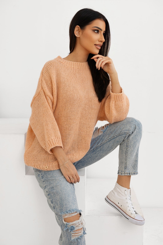 Sweter damski wełna moher premium LAWENDA Madame Sue
