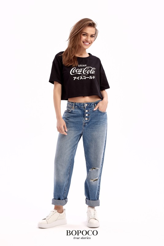 T-shirt crop Coca-Cola BOPOCO