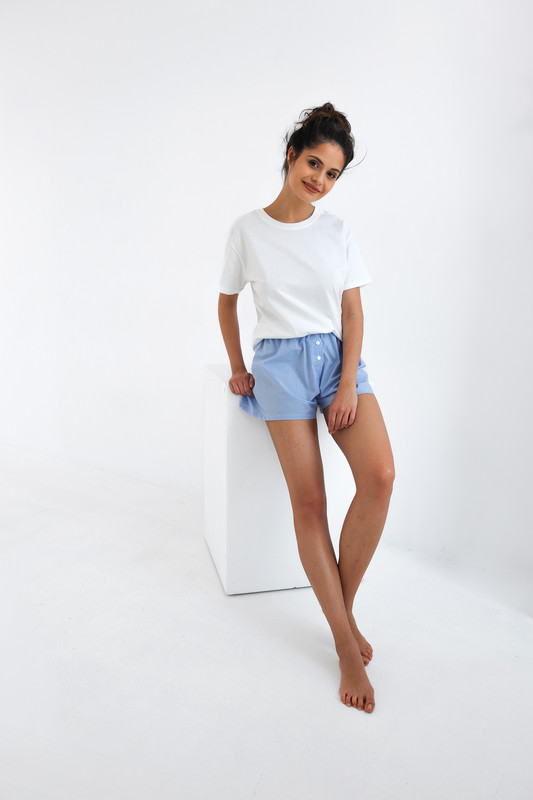 Bawełniana Piżama damska z szortami CATERINA, SENSIS