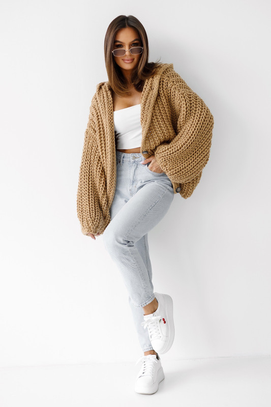 Kardigan bomberka LENA camel Madame Sue
