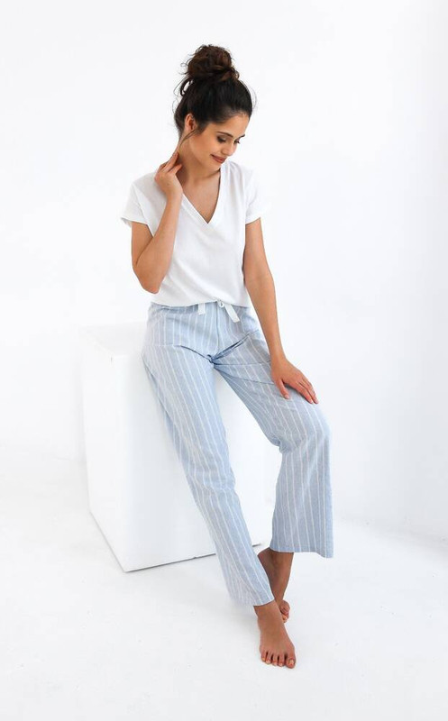 Piżama damska z długimi spodniami IRENE, SENSIS