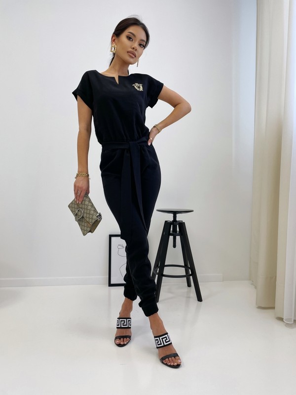 Kombinezon Agnes czarny