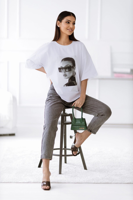 T-shirt oversize Top Model Madame Sue