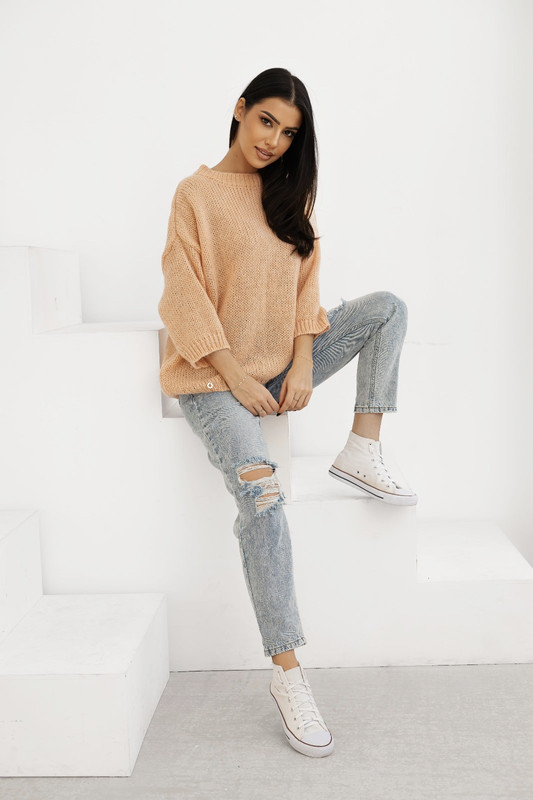 Sweter damski wełna moher premium LAWENDA Madame Sue