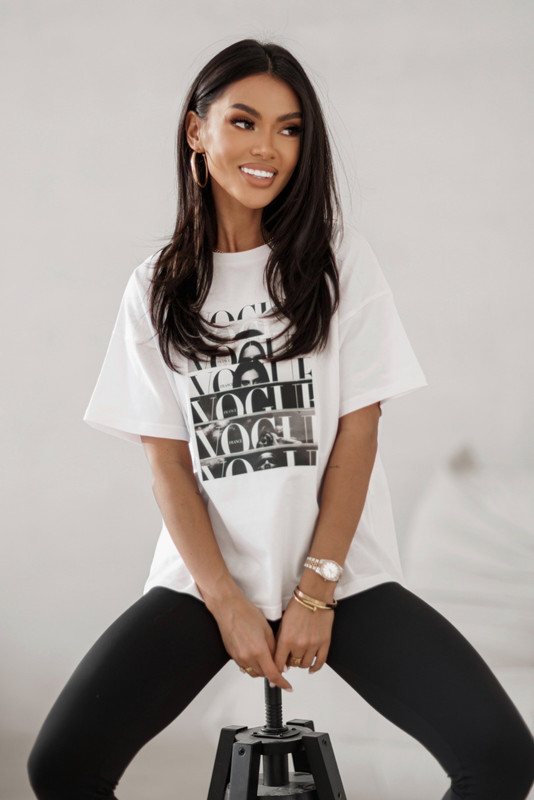 T-shirt z aplikacją VOGUE Madame Sue