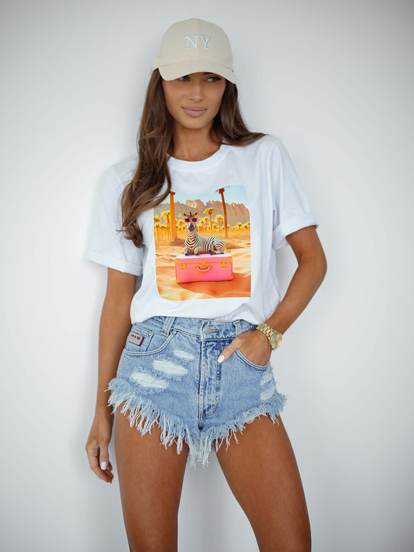 T-Shirt zebra summer time