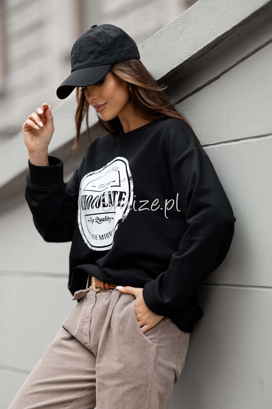 Bluza CHOCOLATE czarna
