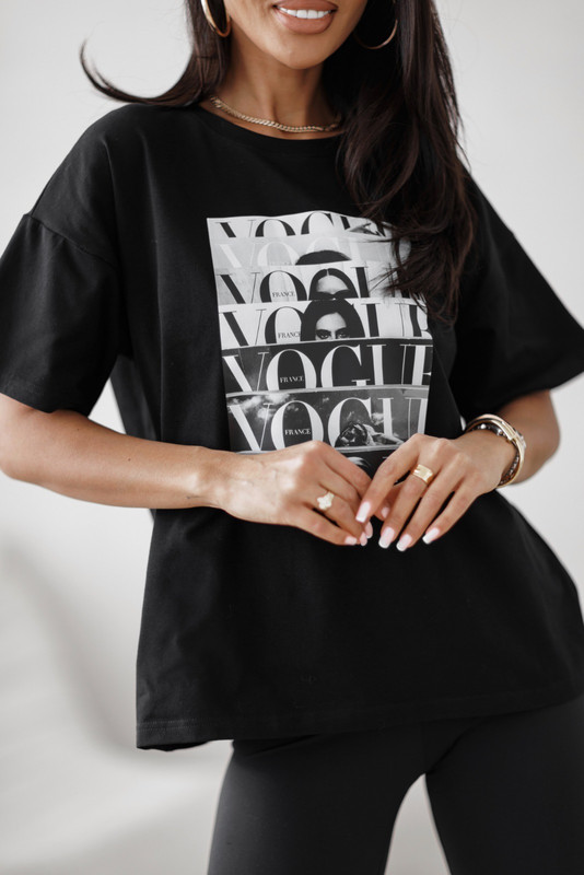 T-shirt z aplikacją VOGUE Madame Sue