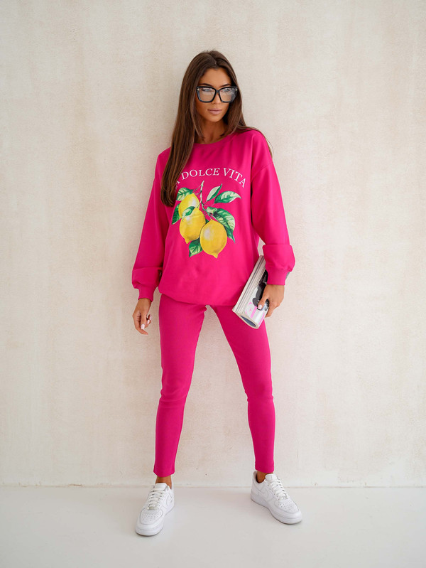 Bluza oversize LA DOLCE VITA - "CYTRYNKI"
