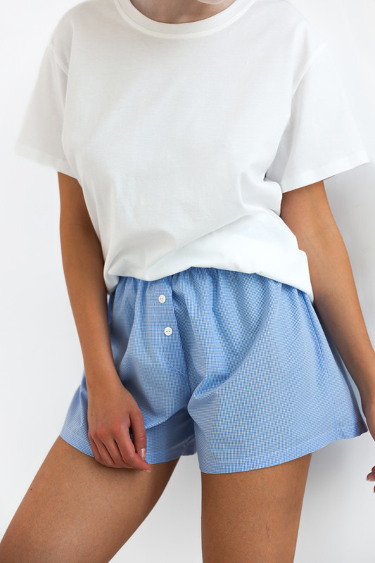 Bawełniana Piżama damska z szortami CATERINA, SENSIS