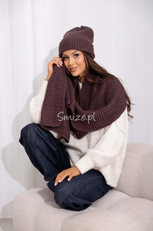 Komplet Czapka z szalikiem ZUZU