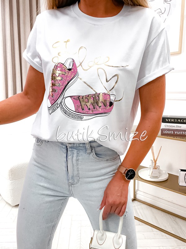 T-shirt Love Sneakers