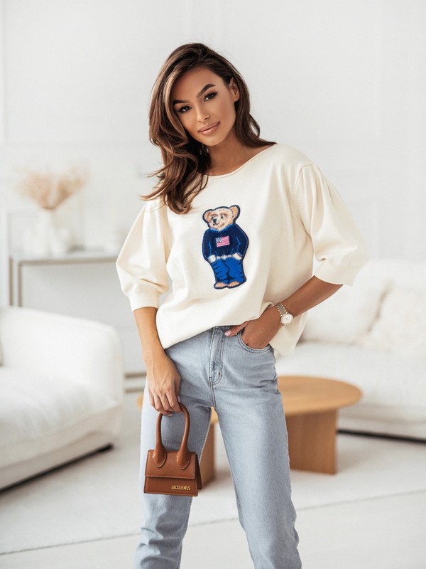 Sweter z krótkim rękawem Teddy Bear Polo Cocomore 