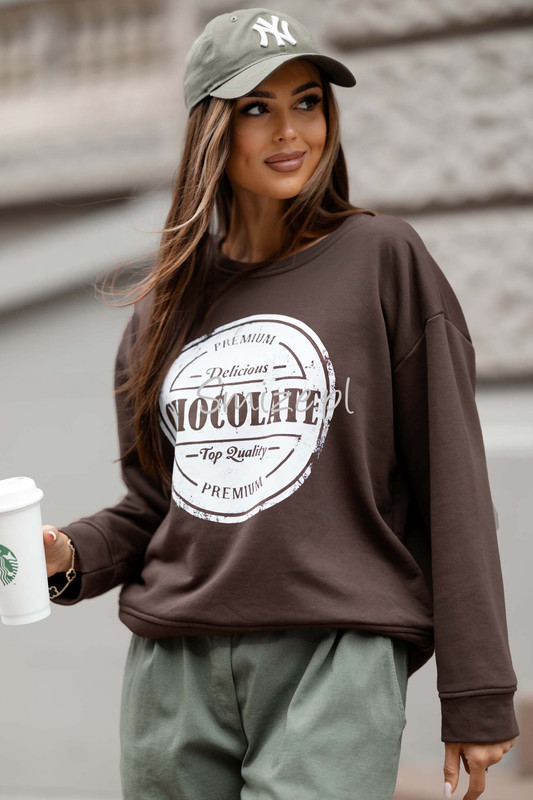 Bluza CHOCOLATE, czekoladowy