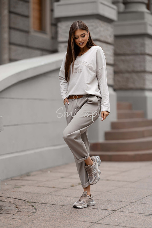 Damskie spodnie Livans Escape the ordinary mokka