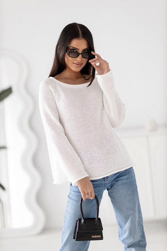 Bawełniany sweter damski MERIDA Madame Sue