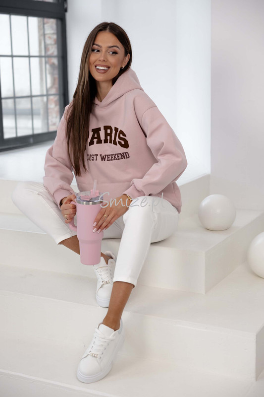 Bluza z kapturem PARIS Just weekend