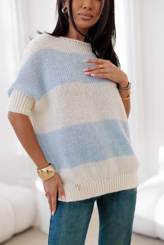 Sweter damski wełna moher premium Minelli Madame Sue