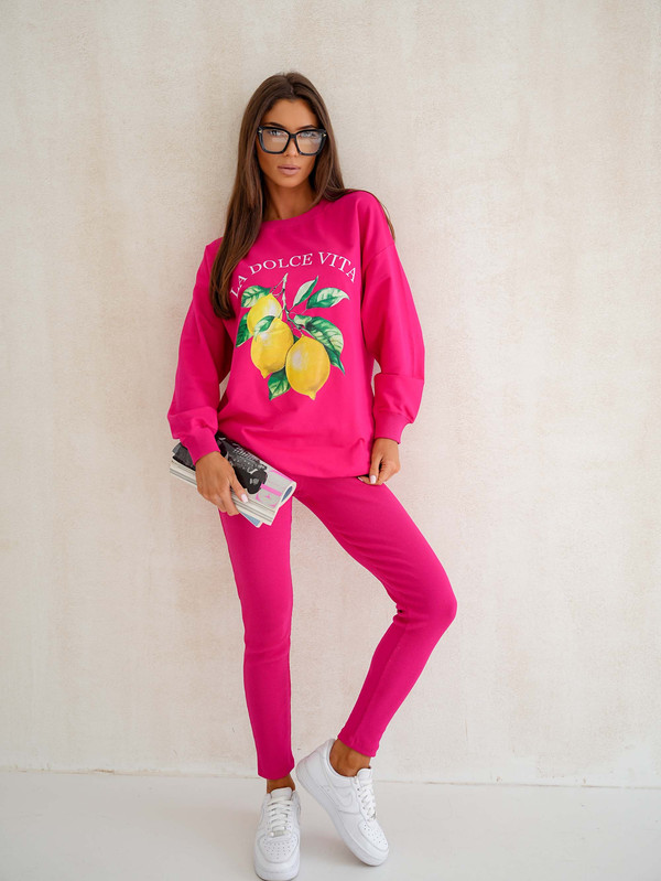 Bluza oversize LA DOLCE VITA - "CYTRYNKI"