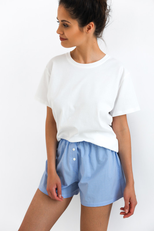 Bawełniana Piżama damska z szortami CATERINA, SENSIS