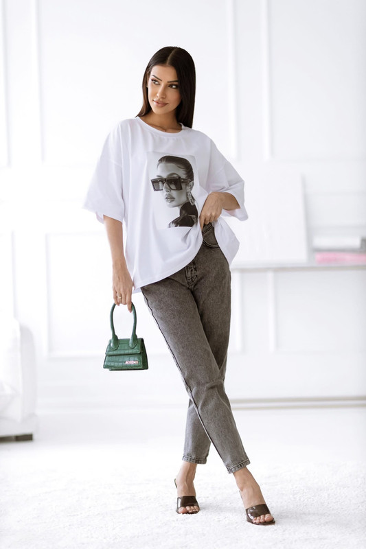 T-shirt oversize Top Model Madame Sue