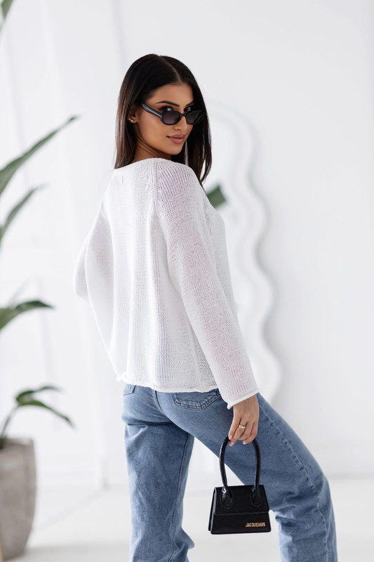 Bawełniany sweter damski MERIDA Madame Sue