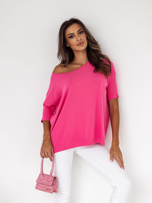 Sweter damski oversize z wiskozy ANA Madame Sue