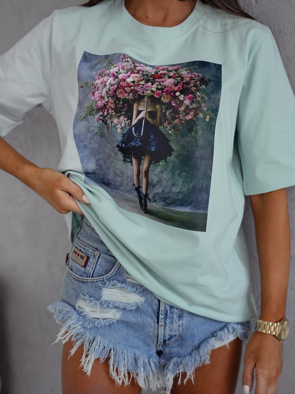 T-shirt Flower Umbrella BOCCA