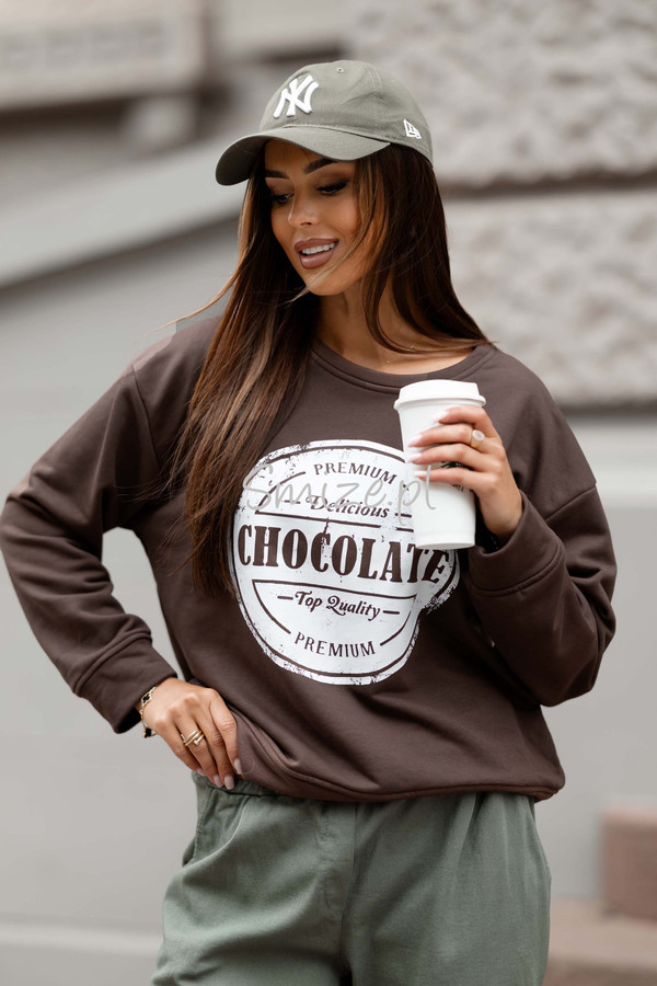 Bluza CHOCOLATE, czekoladowy